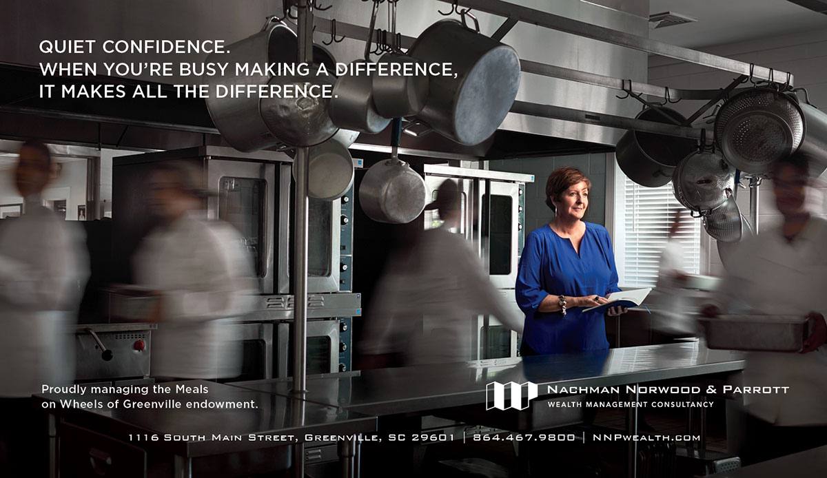 Nachman, Norwood & Parrot Ad - Quiet Confidence. When you're busy making a difference, it makes all the difference.