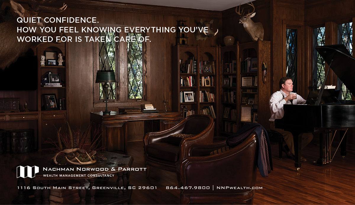 Nachman Norwood & Parrot Ad - quiet confidence. How you feel knowing everything you've worked for is taken care of.