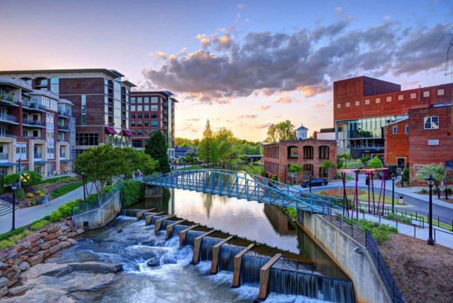 Image of downtown Greenville, SC